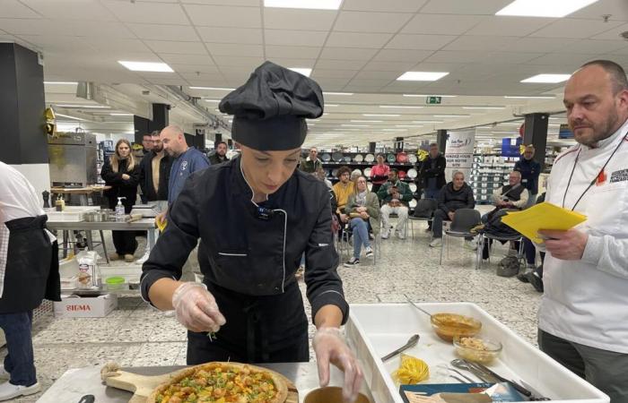 pizza makers competed to participate in the French pizza championship