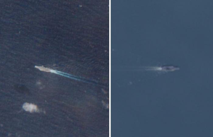 US satellites reveal Chinese aircraft carrier's stealthy approach to Taiwan.