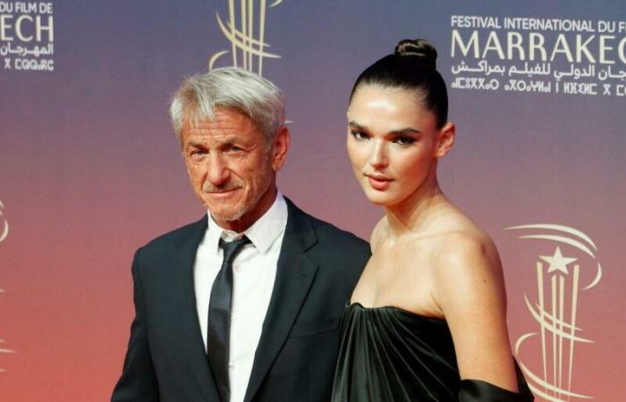 Sean Penn formalizes his relationship with his new partner at the Marrakech Festival