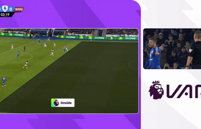 West Ham players SLAMMED for defending as if Jamie Vardy was offside only for VAR to declare Leicester goal onside