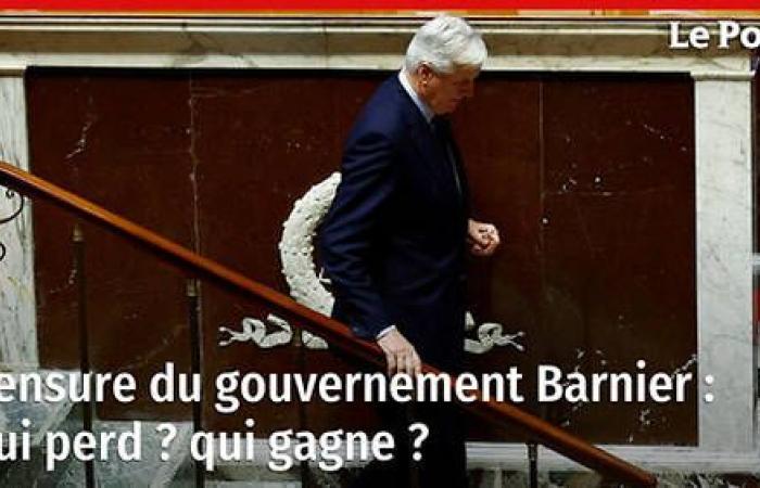 Censorship of the Barnier government: who loses? who wins?