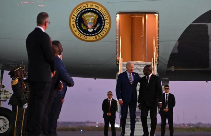 President Biden begins three-day state visit to Angola