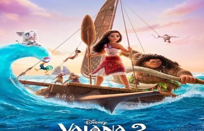 The cartoon Moana 2 tops the US box office