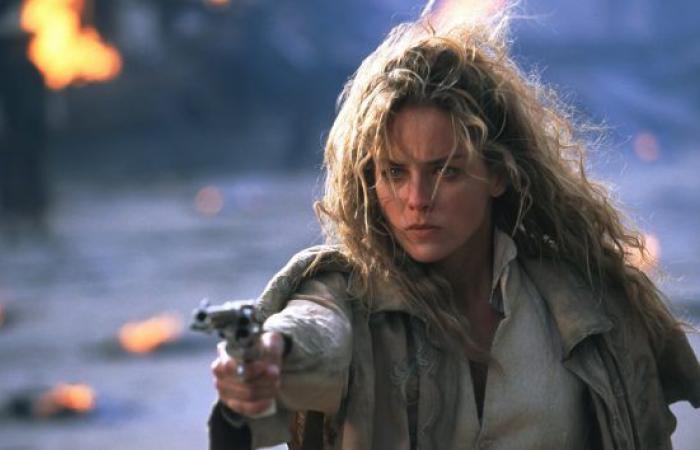 Sharon Stone has a problem with director Sam Raimi, because of their western Dead or Alive