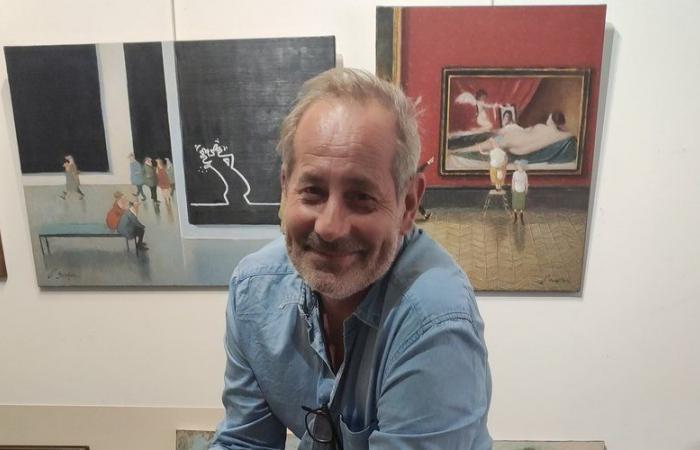 The Toulouse painter Thomas Bossard exhibits for a week at the Galerie des Carmes