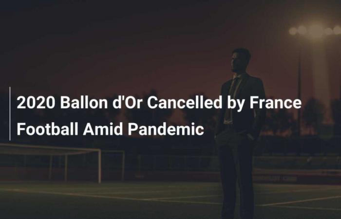 Ballon d’Or 2020 Canceled by France Football Due to the Pandemic