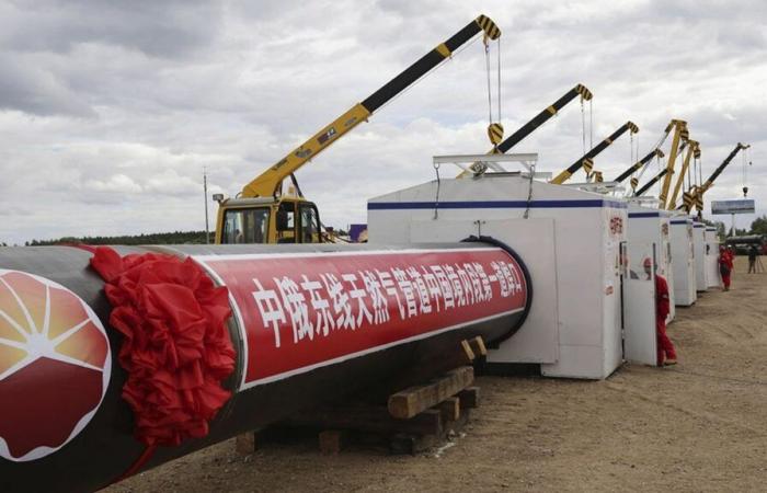 The China-Russia gas pipeline fully connected