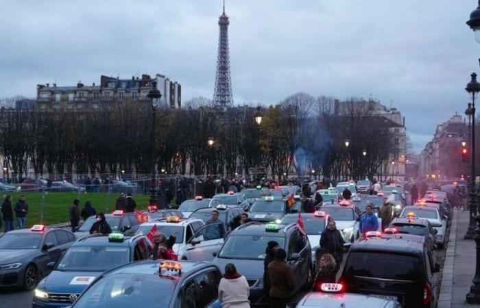 Paris: taxis on strike towards the National Assembly, nearly 500 km of traffic jams in Île-de-France