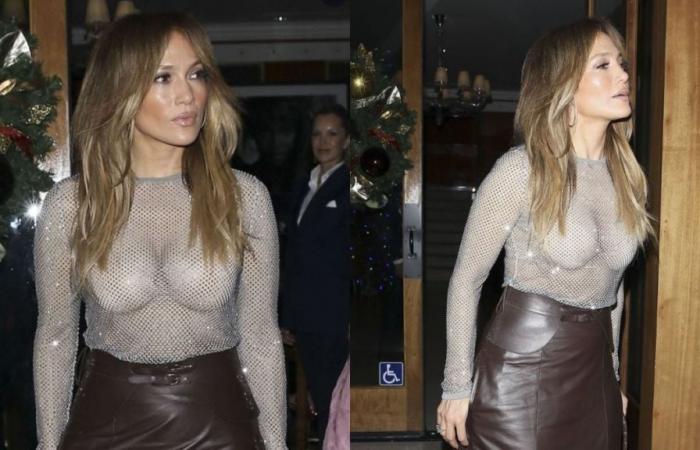 Jennifer Lopez, 55, appears in a sexy transparent outfit and divides Internet users