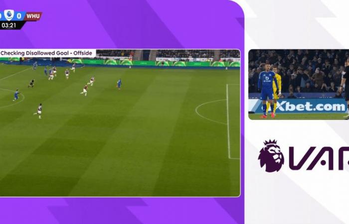 West Ham players SLAMMED for defending as if Jamie Vardy was offside only for VAR to declare Leicester goal onside