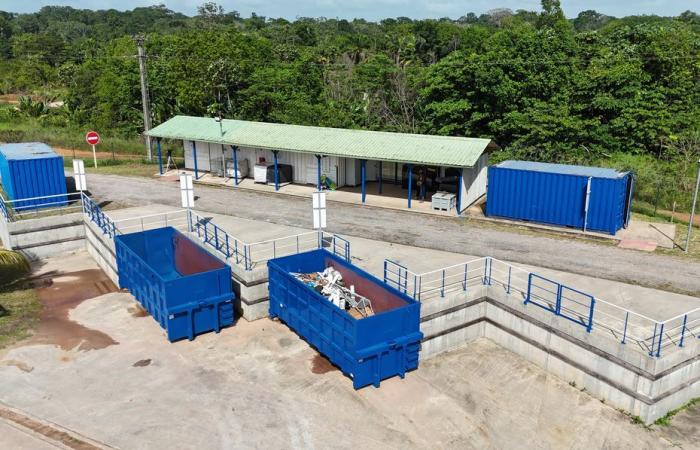 the Colibri recycling center, a step towards sustainable waste management in western Guyana