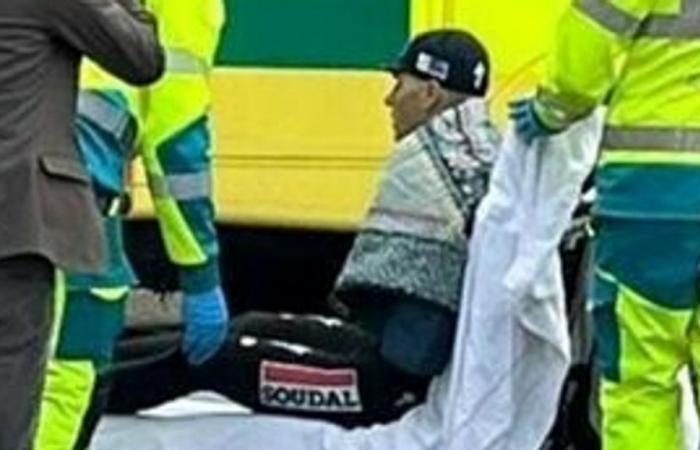 Olympic champion Evenepoel taken to hospital ‘after collision with mail truck’