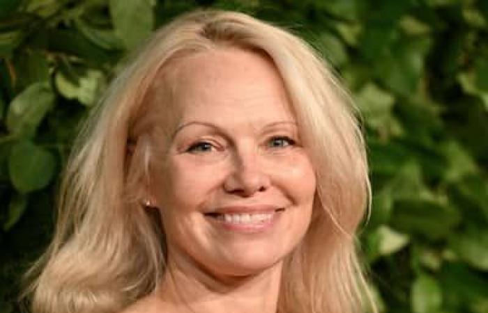 Gorgeous without makeup, Pamela Anderson makes a splash at the Gotham Awards