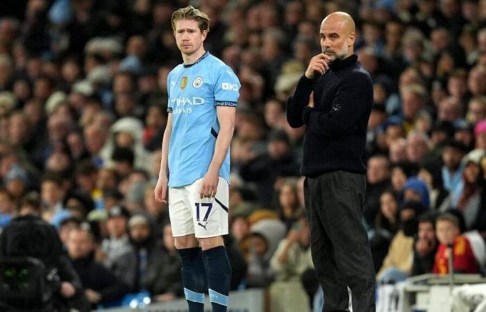 water in the gas between Pep Guardiola and Kevin de Bruyne?