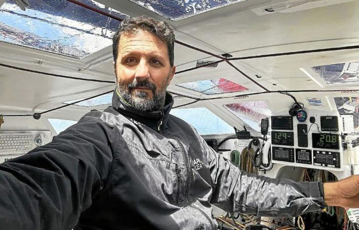 “I’m going north so as not to find myself in the most violent part of the depression”, Yoann Richomme explains his trajectory in the Vendée Globe