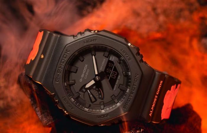 The new Casio G-Shock GA-2100 series Almost Gods collaboration watch is out of stock