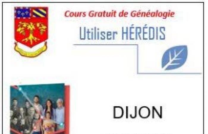 Cote d’Or Genealogical Circle Course: Heredis software: Meeting, conference in Dijon