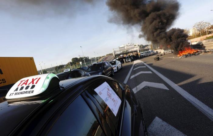 We take stock of the mobilization of taxis, worried about their survival, who blocked Toulon this Monday