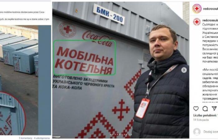 Heating units presented as mobile morgues in Ukraine