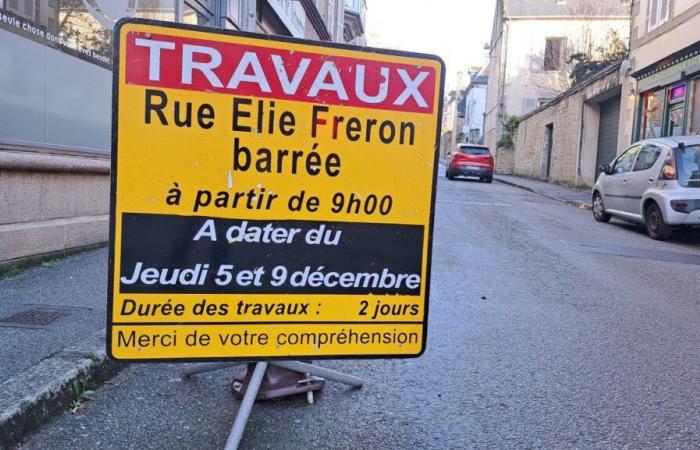 Works in town, civil service strike and debate on agriculture, Thursday December 5 in Quimper