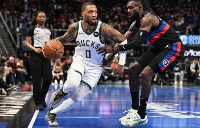 The Bucks explode the Pistons and continue in the NBA Cup