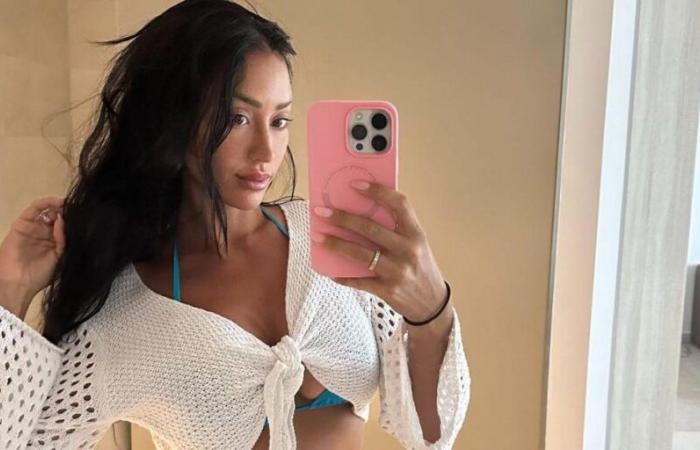 Aurah Ruiz breaks all records with her last pose in a bikini