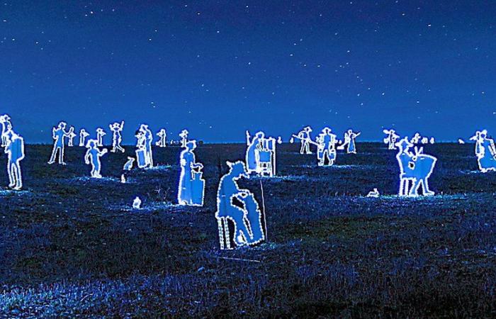 8,000 m² enchanted, more than 200 luminous figurines: a unique crèche in France opens its doors in Pieusse, in Aude