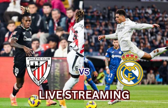 Athletic Bilbao vs Real Madrid Live streaming: La Liga 2024-25 match details