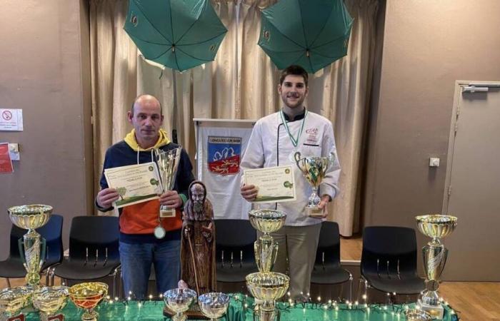 At the age of 20, he won the gold medal at the Longues-sur-Mer galantine competition.