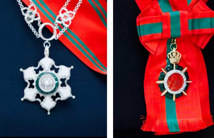 Queen Mathilde wears the delicate Wolfers tiara and King Philippe wears the insignia of the Order of Al Said at the state banquet in honor of the Sultan of Oman