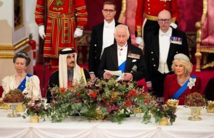 What exceptional menu did King Charles III and Queen Camilla serve to their Qatari guests?