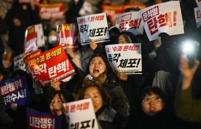 In South Korea, demonstrations after President Yoon Suk Yeol's coup