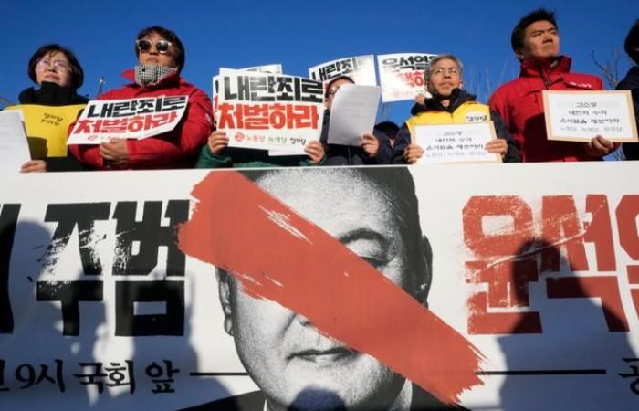 In South Korea, the president's attempted coup failed