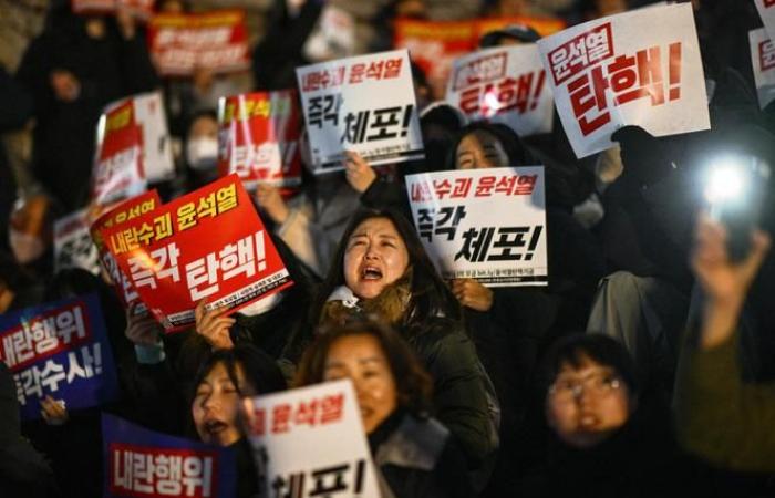 In South Korea, demonstrations after President Yoon Suk Yeol’s coup