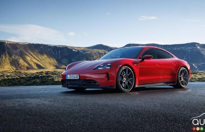 Porsche Taycan GTS 2025: more power and efficiency