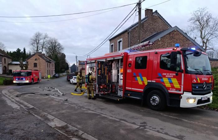 Waremme: electrical fire in Oleye; a lady evacuated Clos du Vieux Moulin