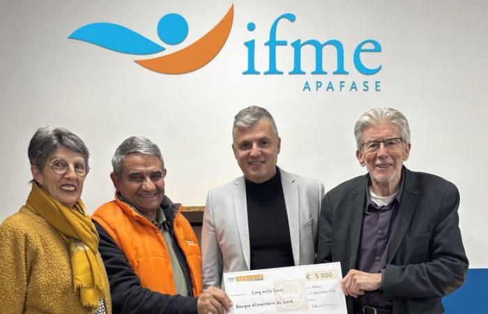 CCAS, pétanque club, IFME… the momentum of solidarity continues around the Gard Food Bank