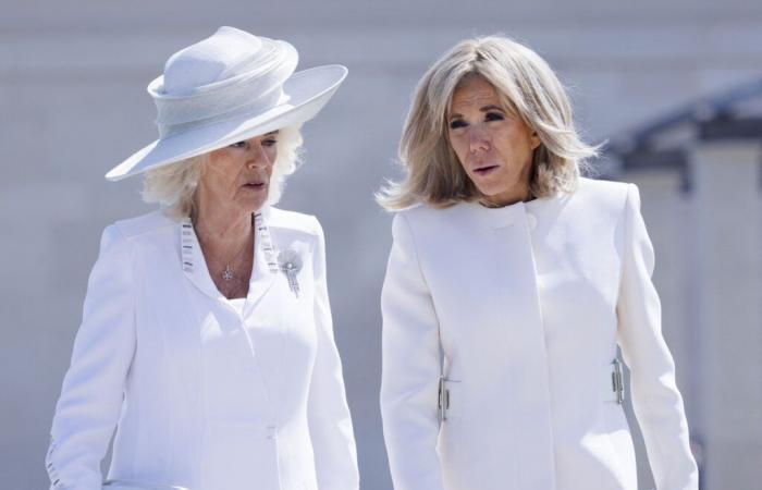 Brigitte Macron steals a key piece from Kate Middleton's wardrobe to welcome a convalescing Camilla