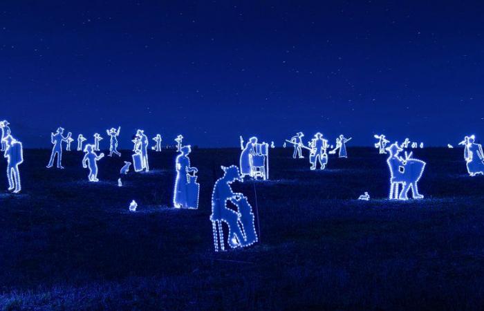 265 luminous figurines: a unique crèche in France opens its doors in Pieusse