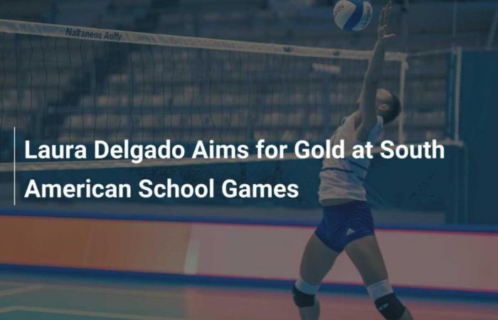 Laura Delgado aims for gold at the South American School Games