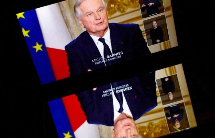 Interview with Barnier on TF1 and France 2: more than 10 million viewers watched the Prime Minister