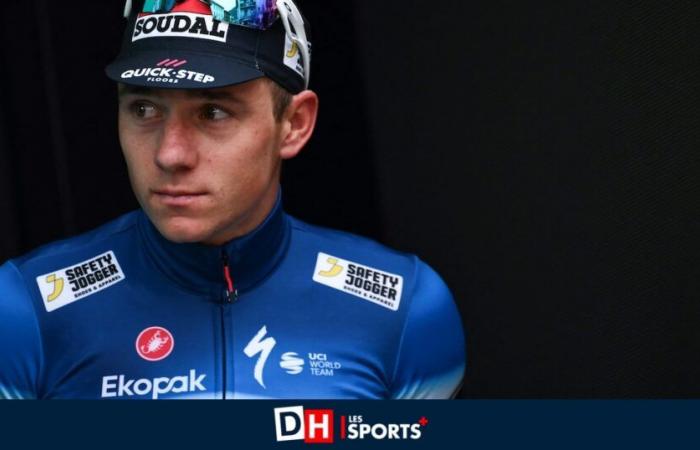 When he left the hospital, Remco Evenepoel recounts his fall: “I was catapulted to the other side of the road”