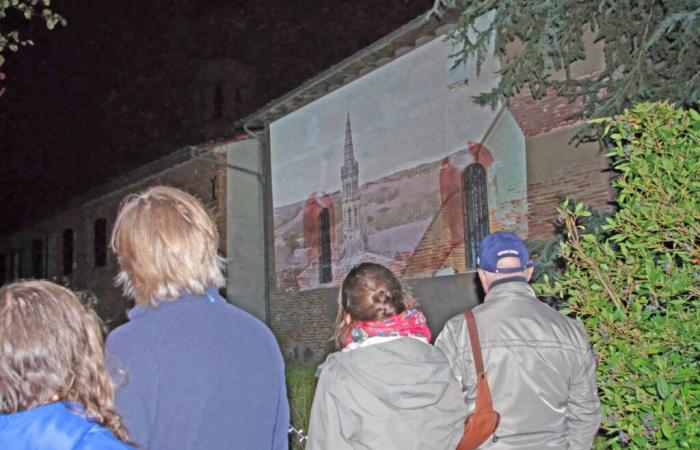 a first edition of the Festival of Light organized in this village near Toulouse