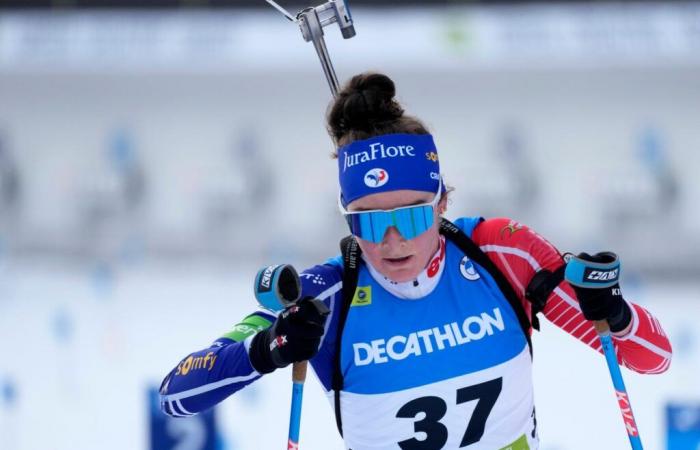 Lou Jeanmonnot wins the individual at the Kontiolahti World Cup stage