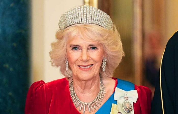 Queen Camilla wears the imposing kokoshnik tiara for the first time in honor of the Emir of Qatar