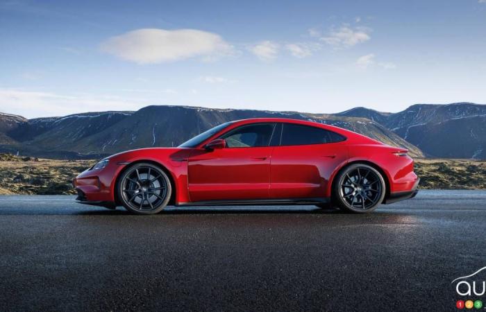 Porsche Taycan GTS 2025: more power and efficiency