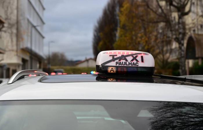 Haute-Loire taxis mobilized in Puy-en-Velay to make themselves heard