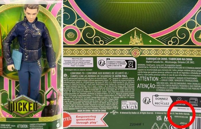 Mattel sued over ‘Wicked’ dolls packaging that included adult website link