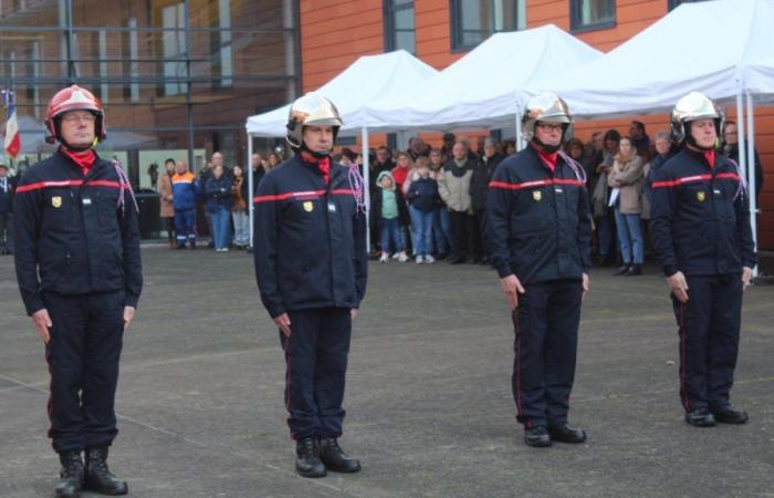 The Oise firefighters celebrated Sainte-Barbe in Tillé