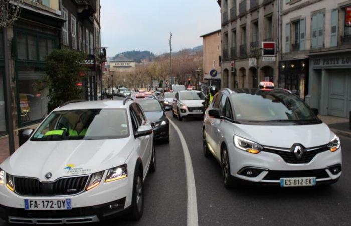 Haute-Loire. After Lyon, taxis descended on Le Puy-en-Velay